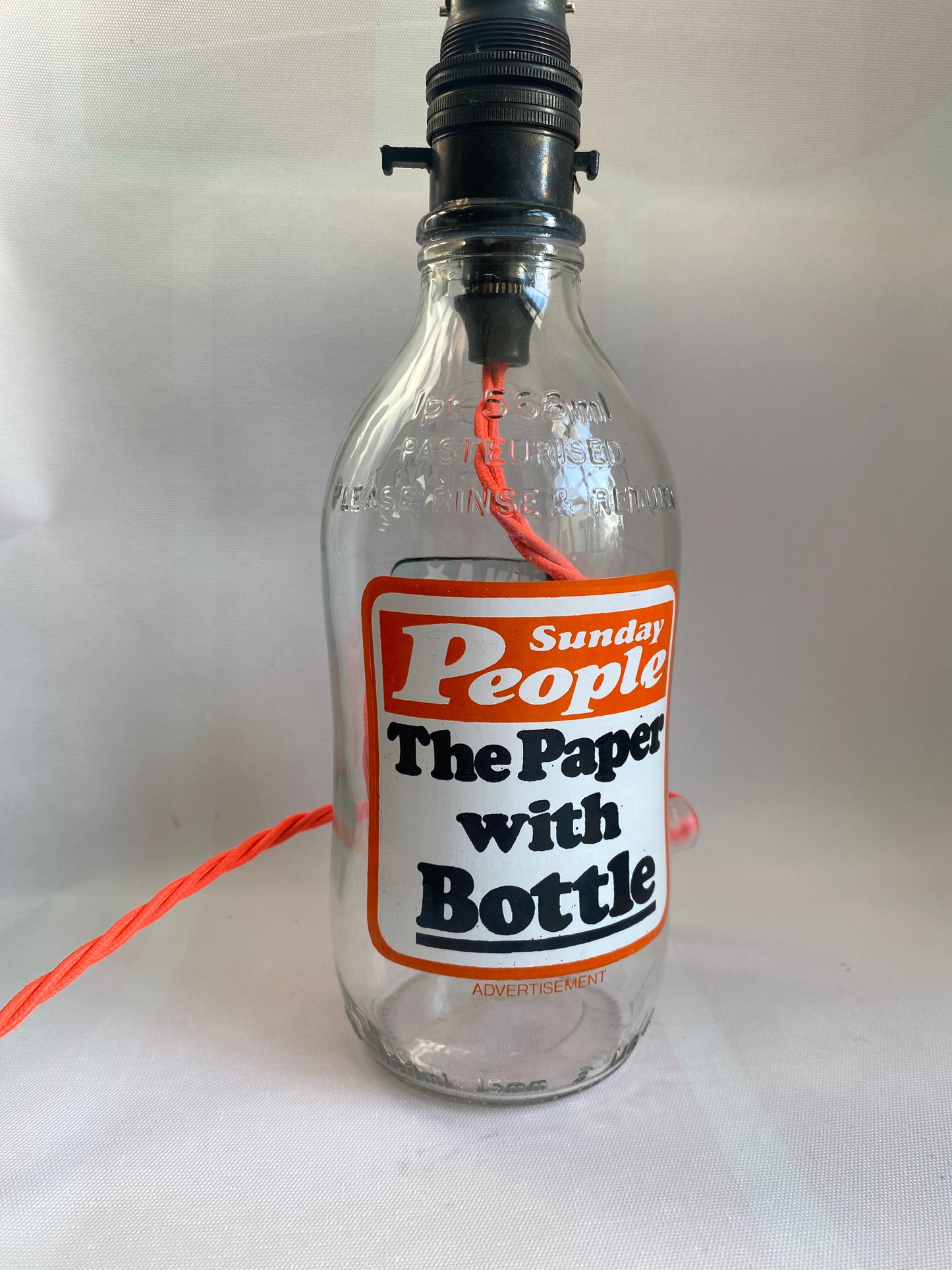 Handmade Vintage Bottle Lamp by Lost & Foundry