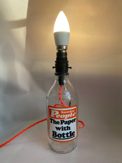 Handmade Vintage Bottle Lamp by Lost & Foundry