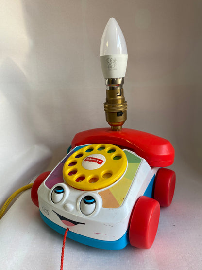 Vintage Fun Telephone Toy Lamp by Lost & Foundry