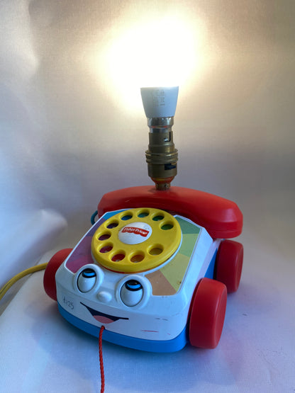 Vintage Fun Telephone Toy Lamp by Lost & Foundry