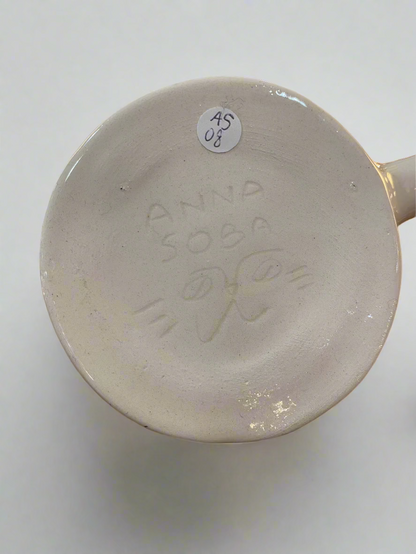 Ceramic Mug Morning Coffee Cat by Anna Soba