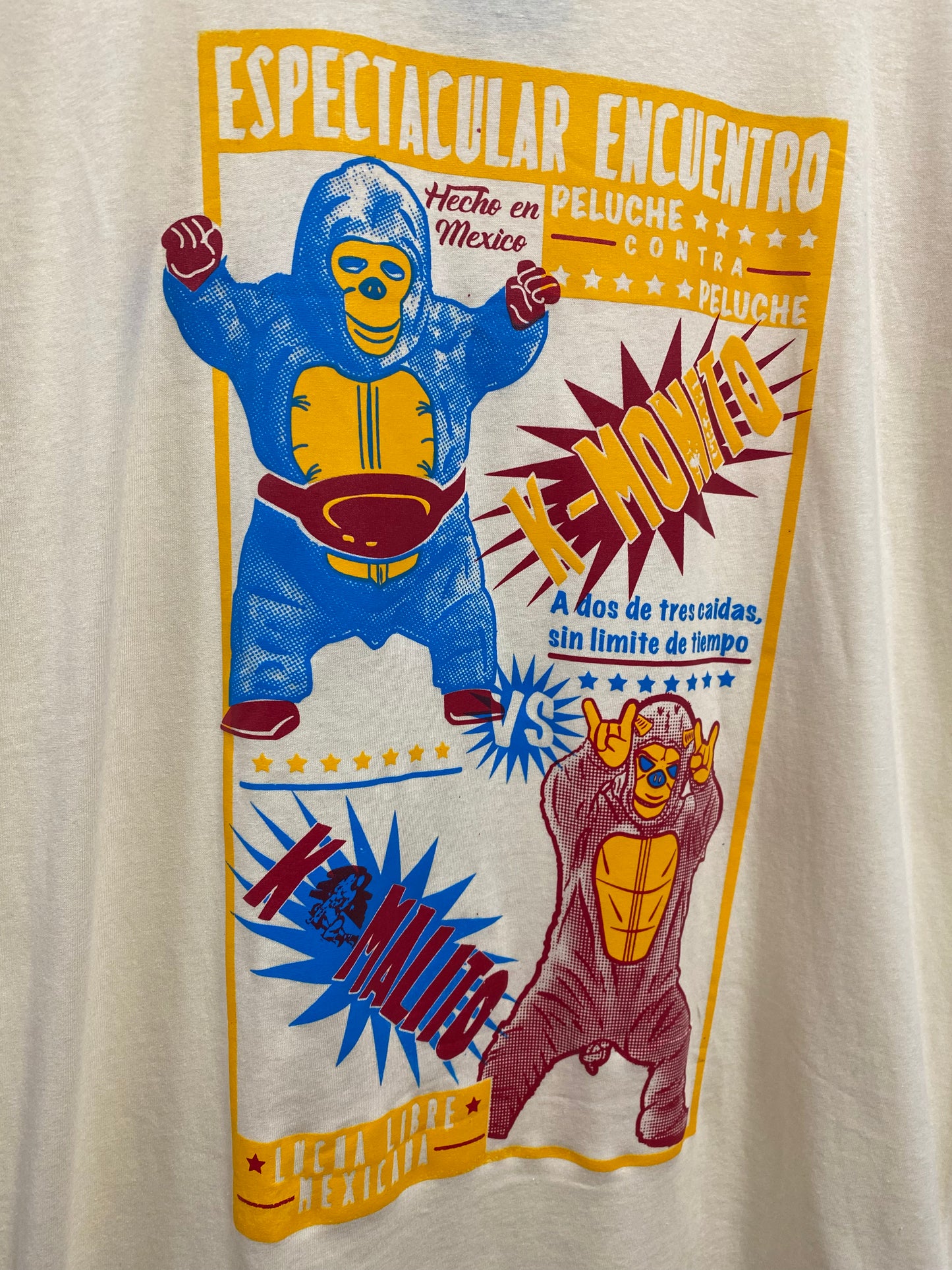 Espectacular Encuentro Monkey Graphic Yellow Tshirt by Stanley Road