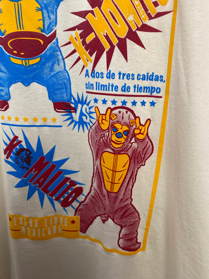 Espectacular Encuentro Monkey Graphic Yellow Tshirt by Stanley Road