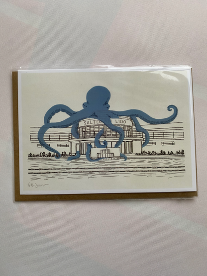 Saltdean Lido greeting cards by Ruth Wragg-Jones