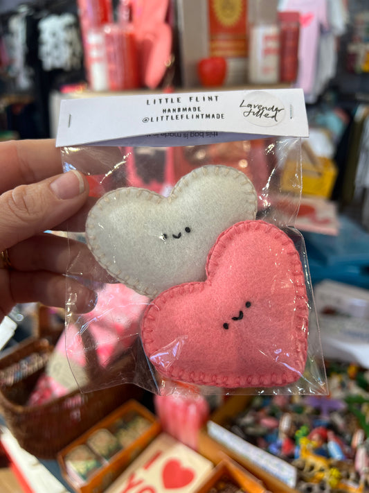 Lavender Filled Felt Hearts by Little Flint