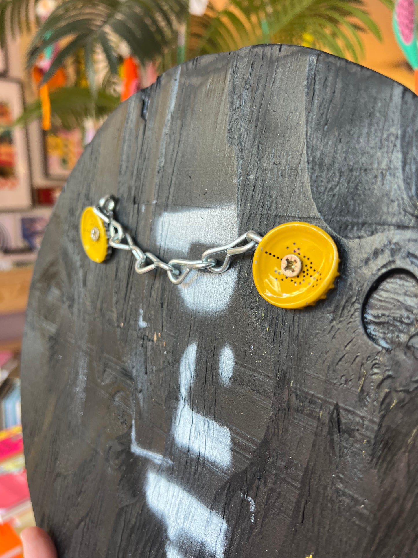 Smiley Original Art On Wood By Dr D /Subvertiser