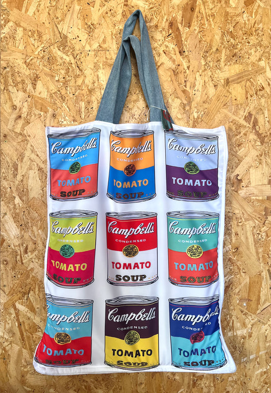 Extra Large Campbell's Soup Art Print Shopping /Beach Bag by RELAB