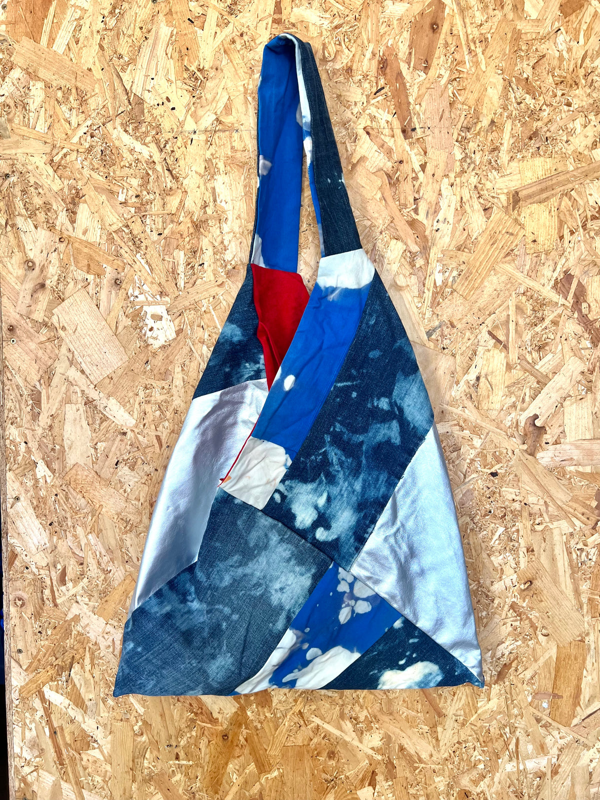 Upcycled Handmade Patchwork Shopping & Travel Bag by RELAB