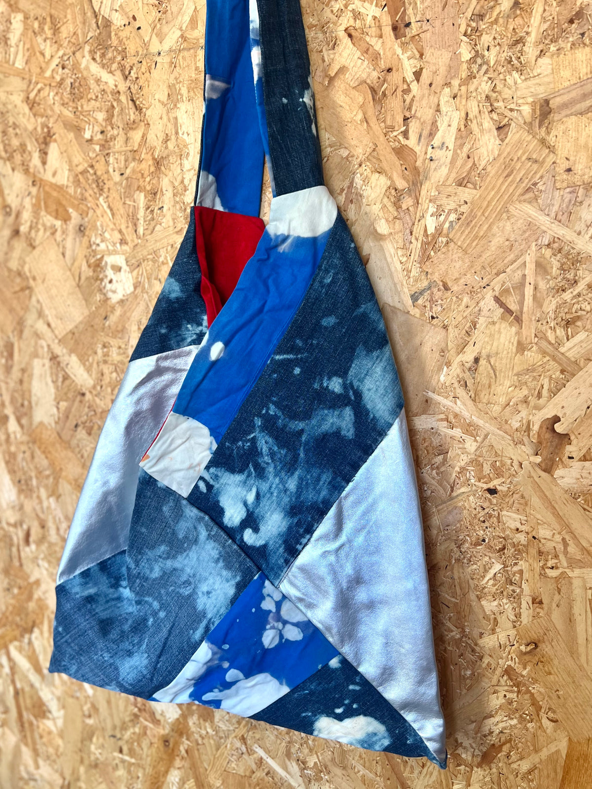 Upcycled Handmade Patchwork Shopping & Travel Bag by RELAB