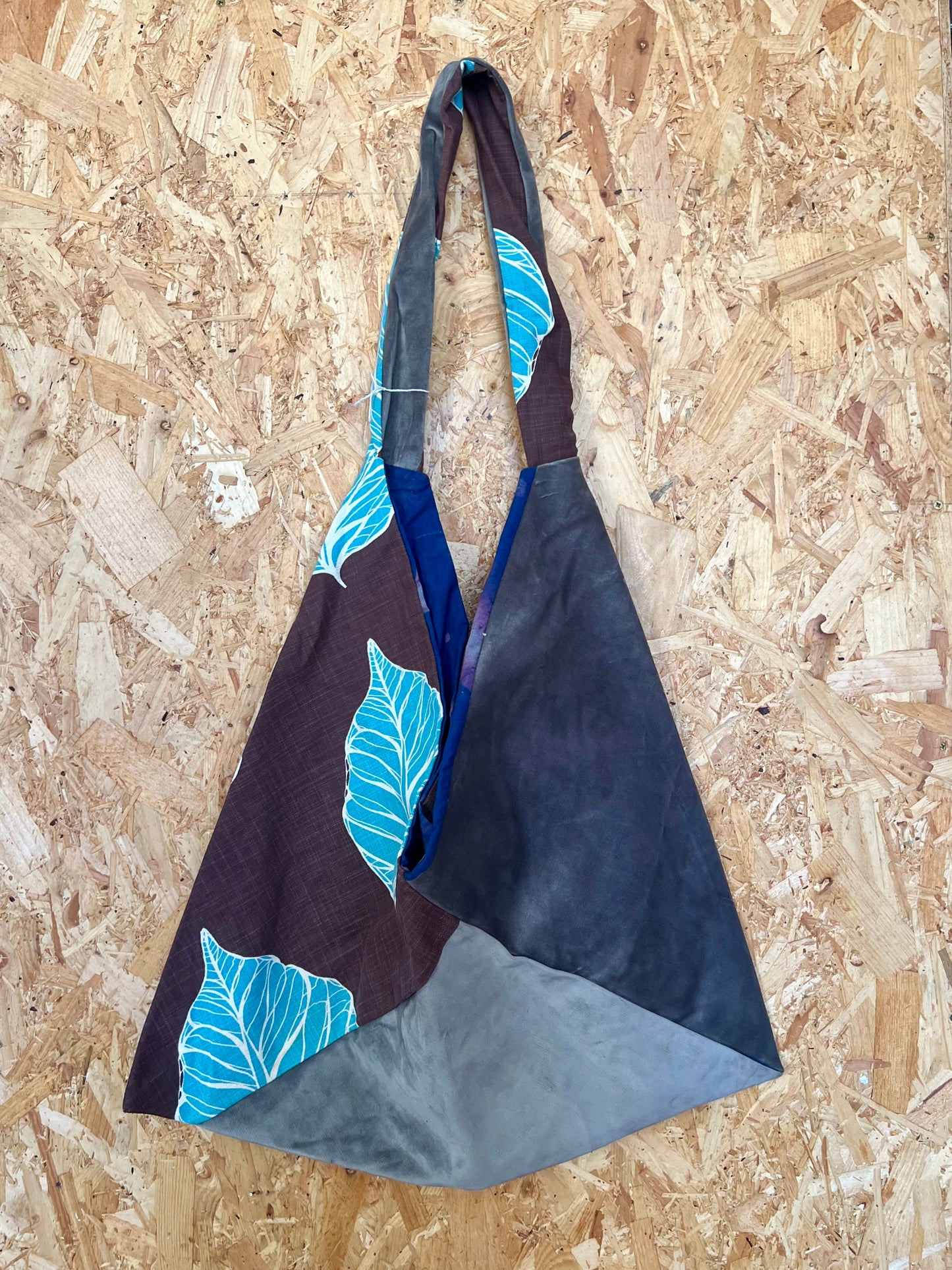 Upcycled Handmade Patchwork Shopping & Travel Bag by RELAB