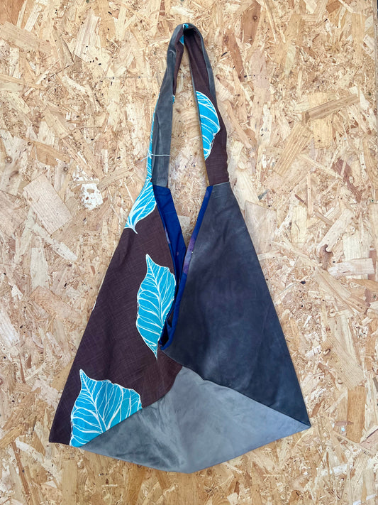 Upcycled Handmade Patchwork Shopping & Travel Bag by RELAB