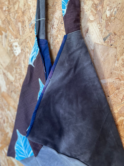 Upcycled Handmade Patchwork Shopping & Travel Bag by RELAB