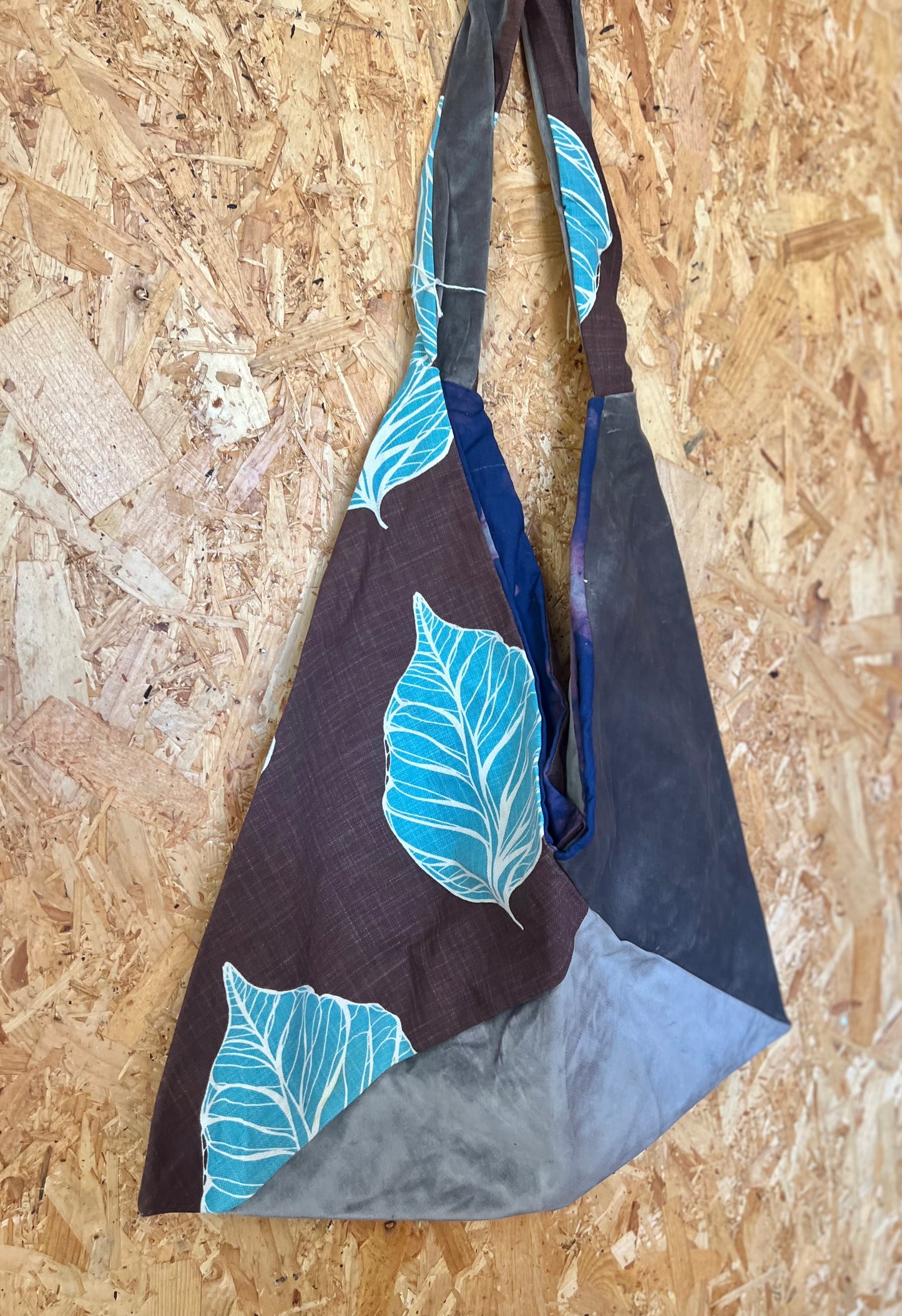 Upcycled Handmade Patchwork Shopping & Travel Bag by RELAB