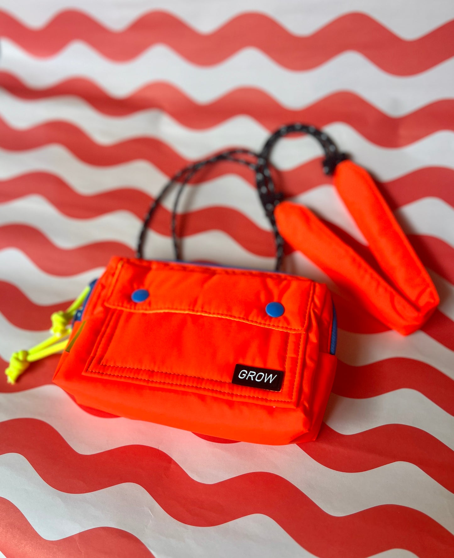 Colourful Travel Pouch Bag, Crossbody Organizer By Grow