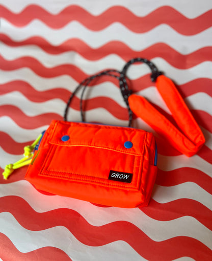 Colourful Travel Pouch Bag, Crossbody Organizer By Grow