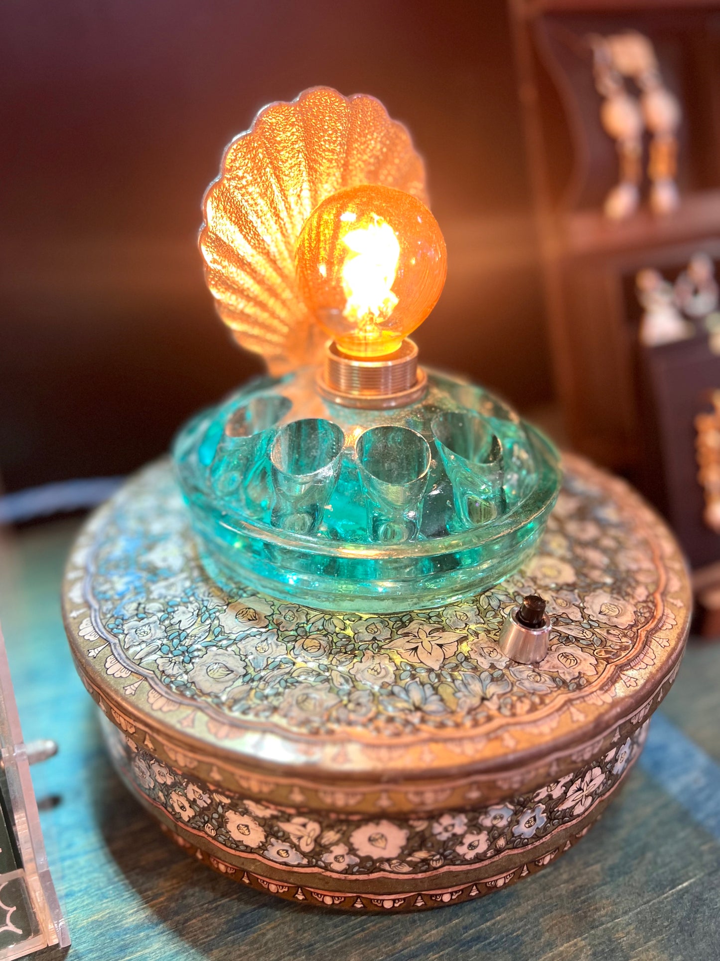 Clam Shell Lamp by Lost & Foundry