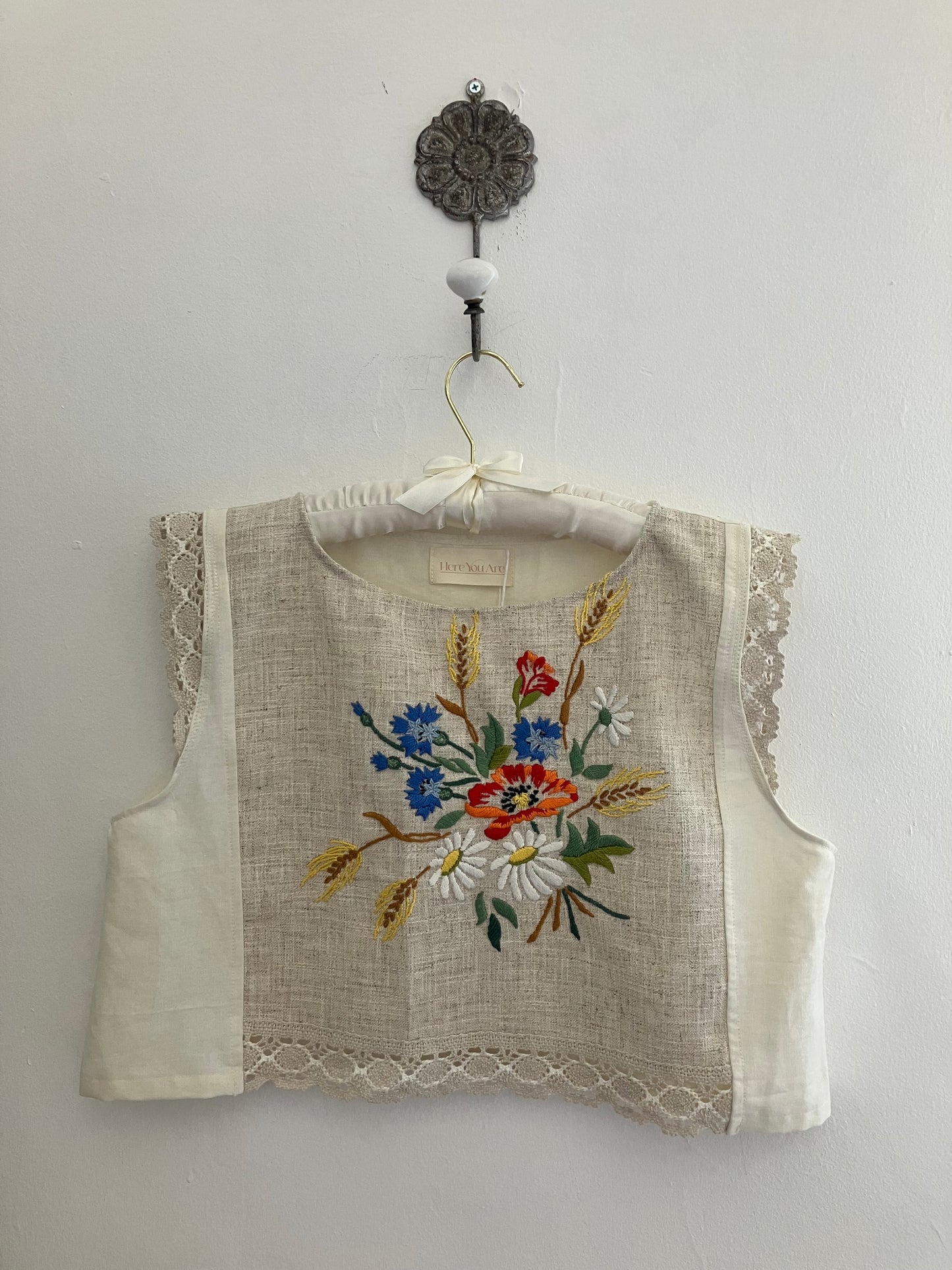 Meadow Embroidered Top  By Here You Are