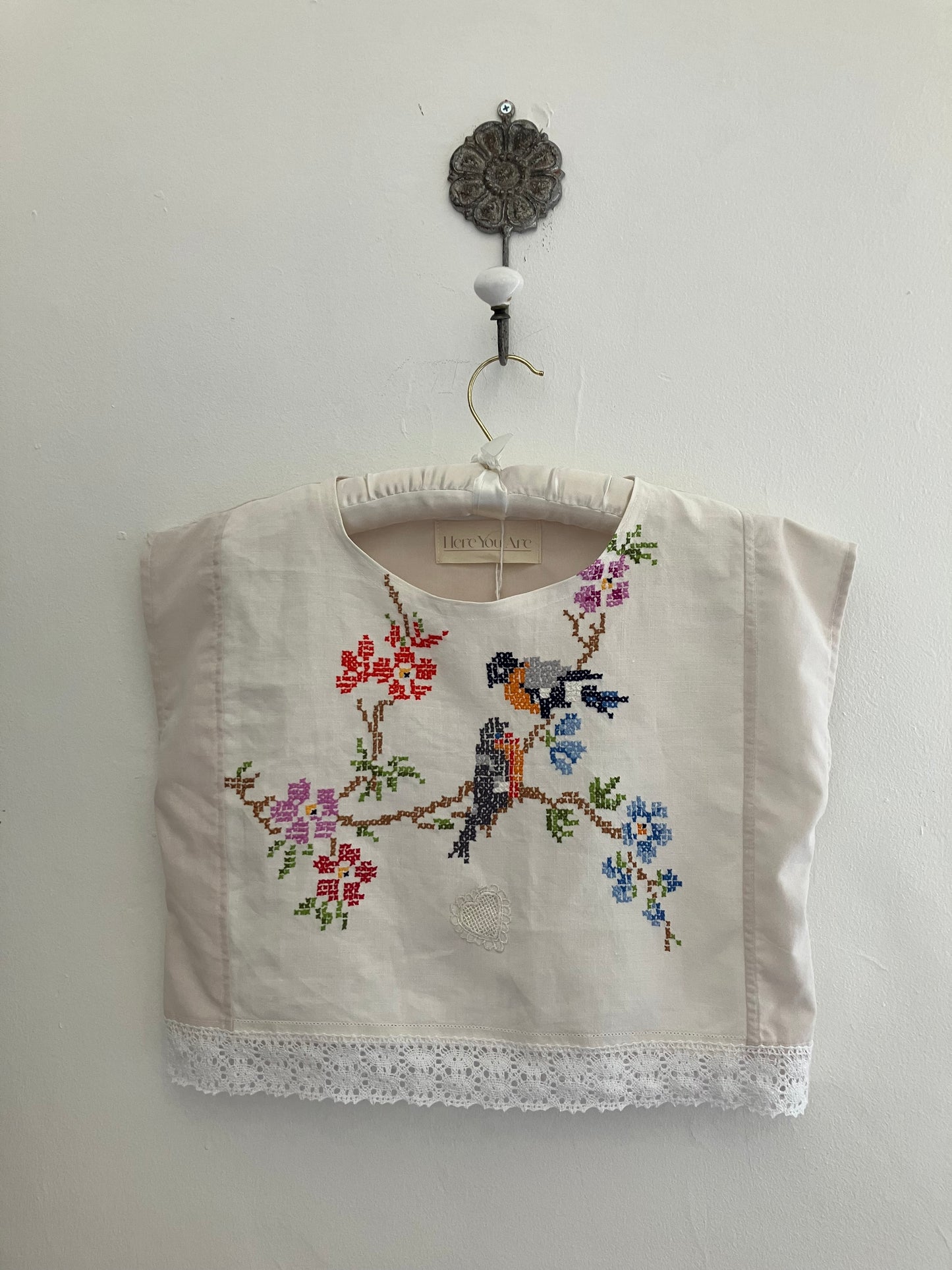 Love Birds Embroidered Top  By Here You Are