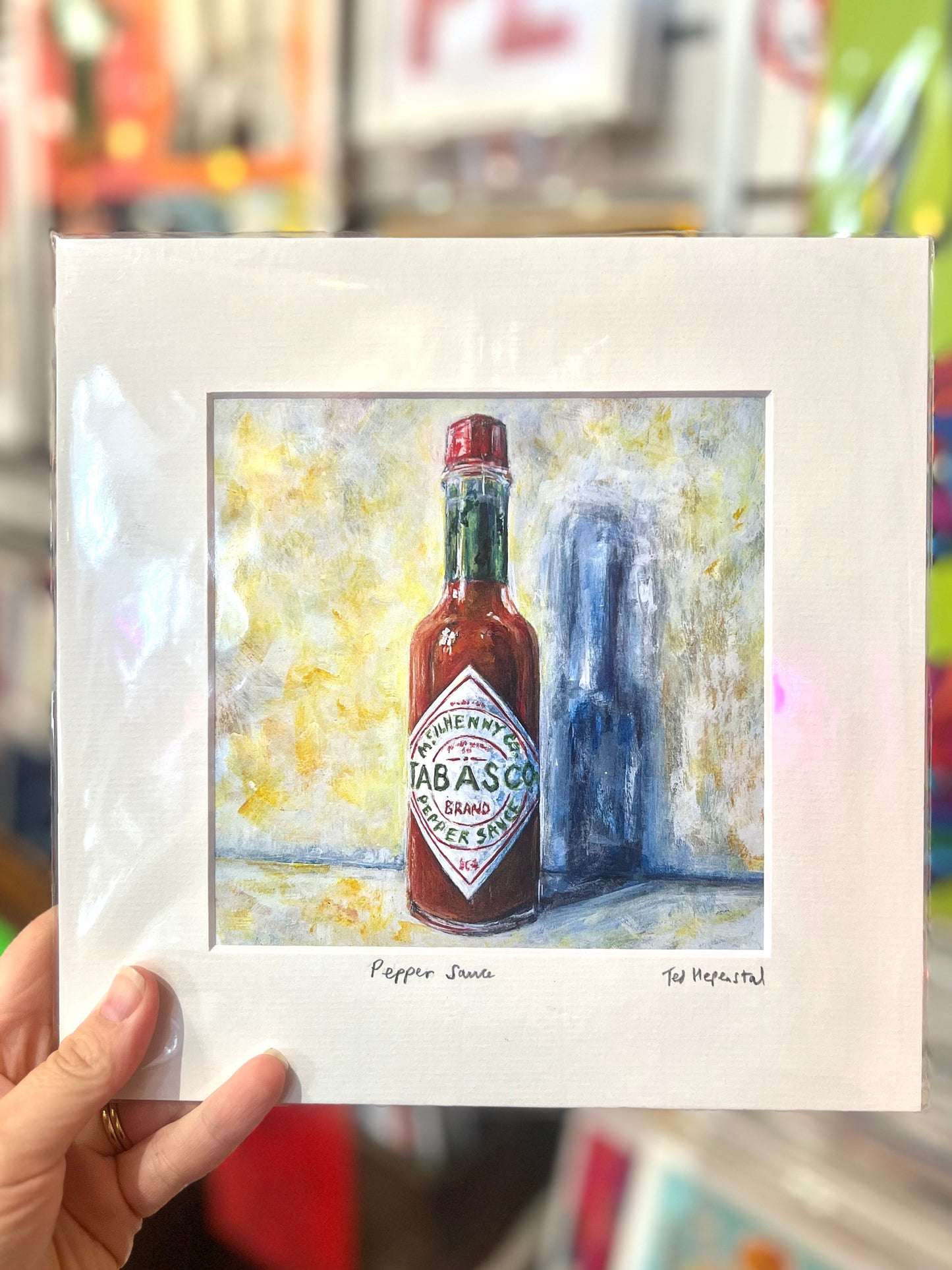 Tabasco Pepper Sauce Print By Ted Hepenstal