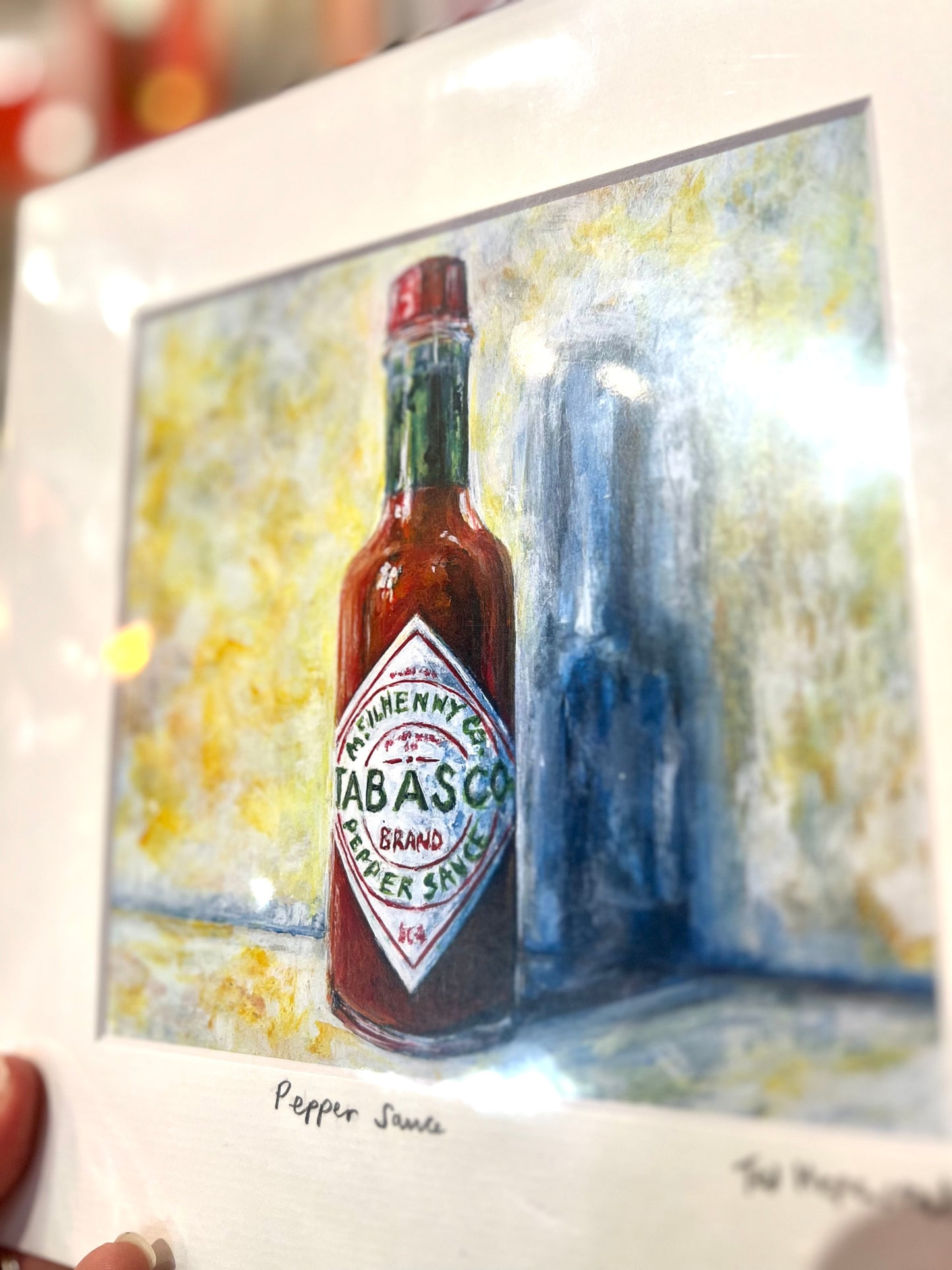 Tabasco Pepper Sauce Print By Ted Hepenstal