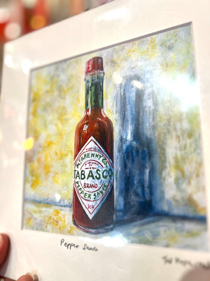 Tabasco Pepper Sauce Print By Ted Hepenstal