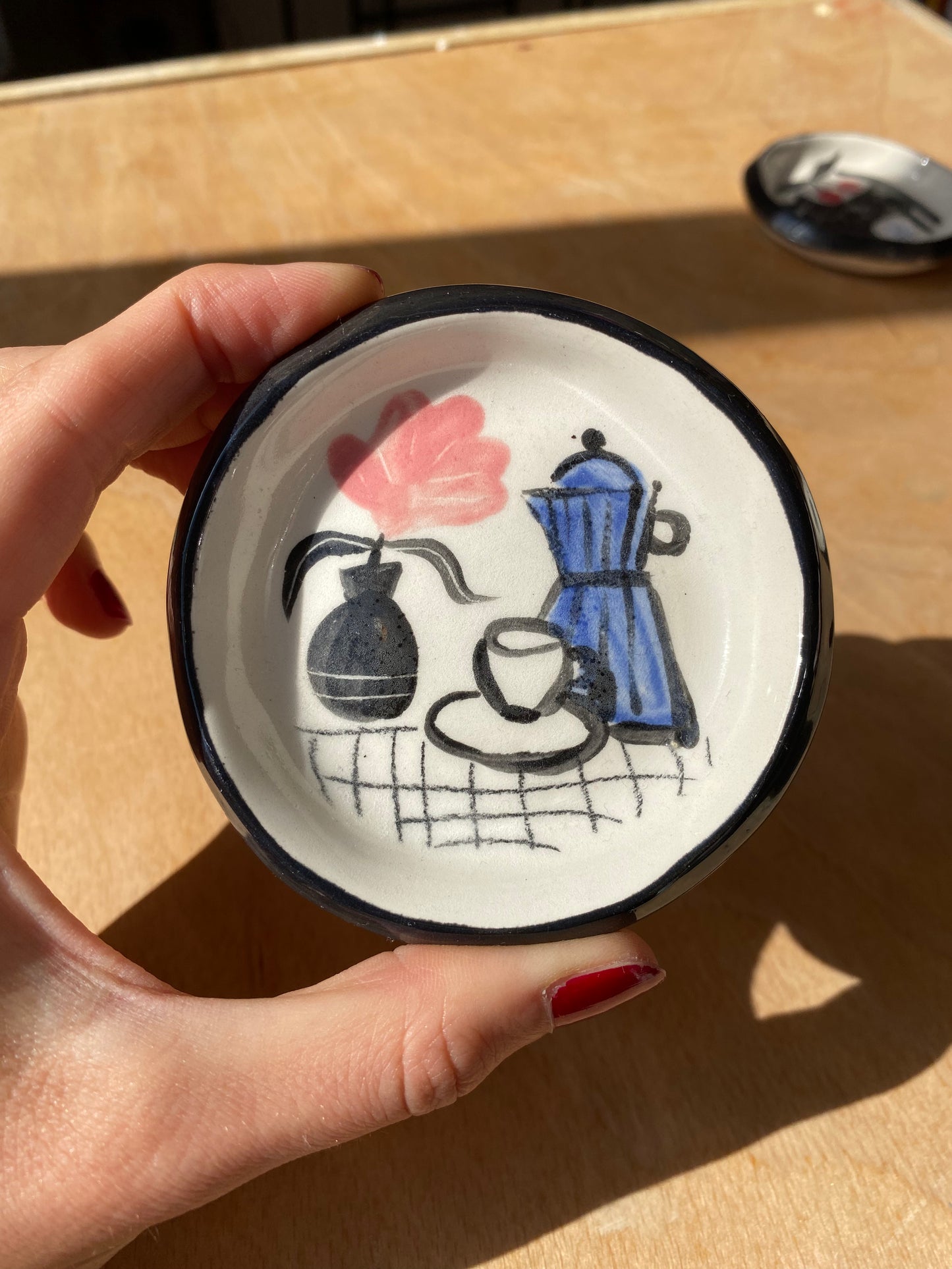 small ceramic trinket by Anna Soba