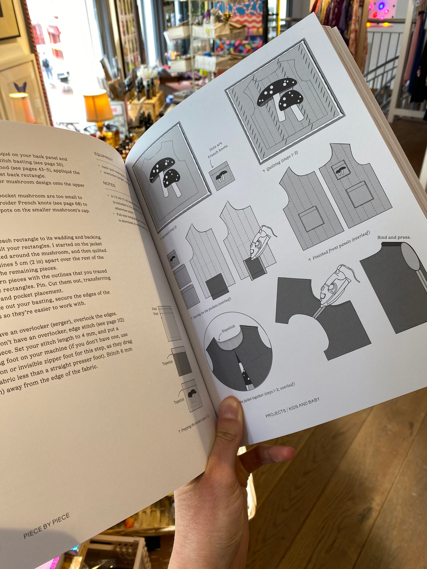 Piece by Piece Patchwork Book by Lauren MacDonal