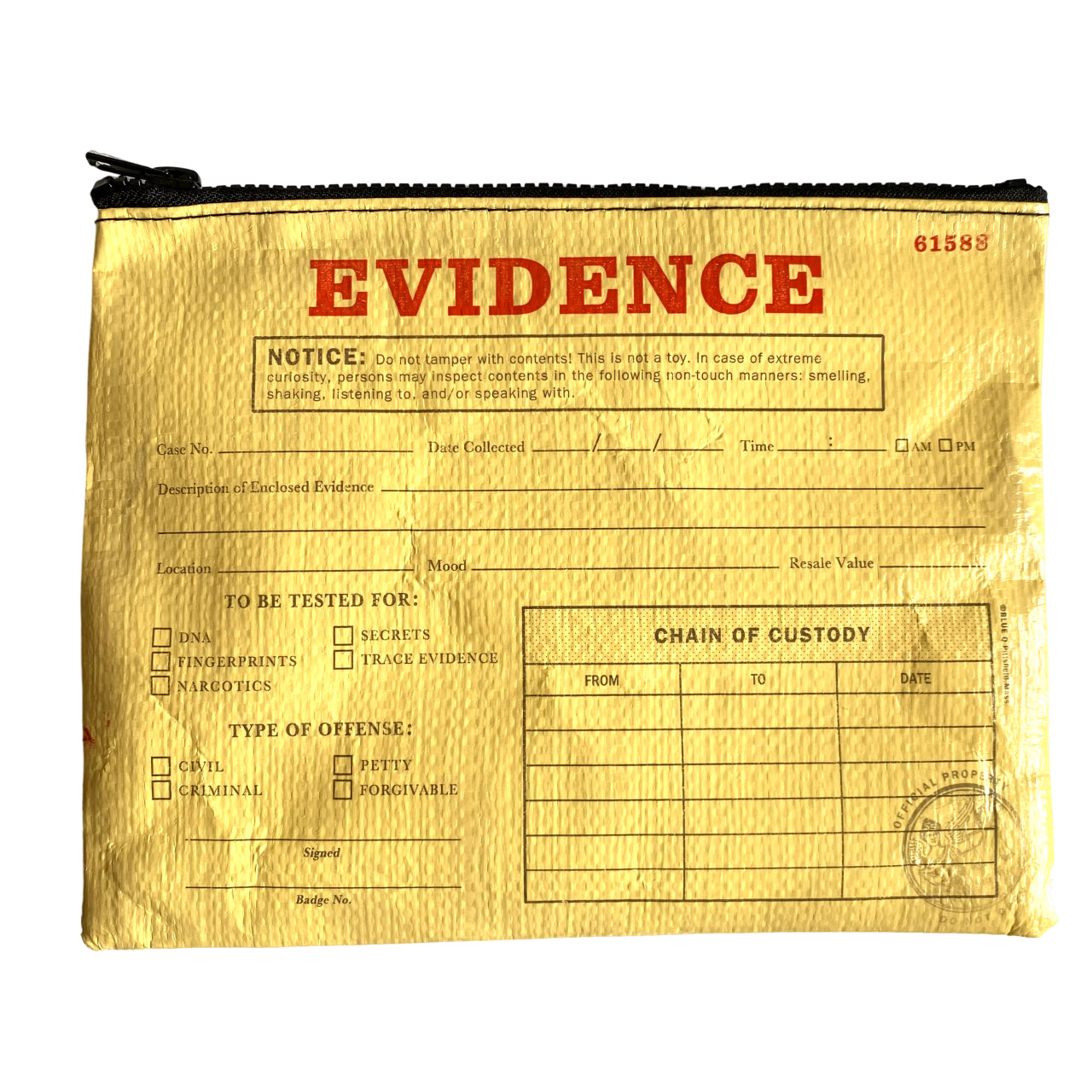 Evidence Zipper Pouch by Incognito