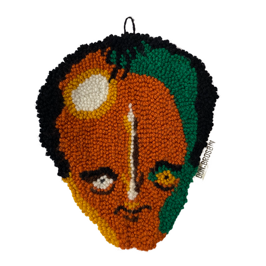 Needle punched Wall Hanging Frankenstein by Don Brosbin