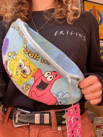 Sponge Cartoon Retro Fabric bumbag by Silly Girl Club