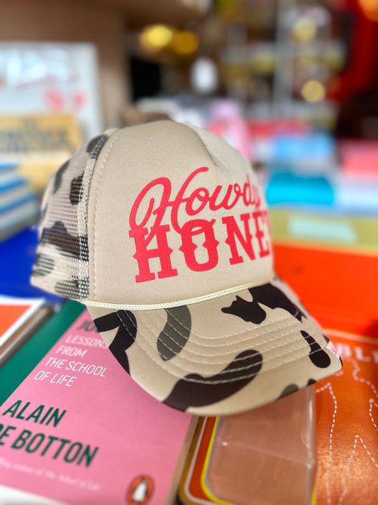 'Howdy Honey'  Baseball Cap By Stanley Road