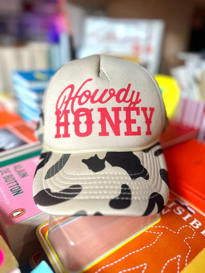 'Howdy Honey'  Baseball Cap By Stanley Road
