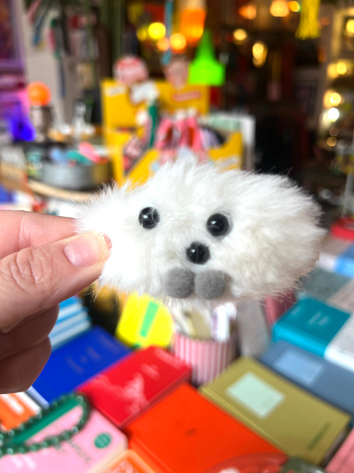 Baby Seal / Furry Creature Hairclip