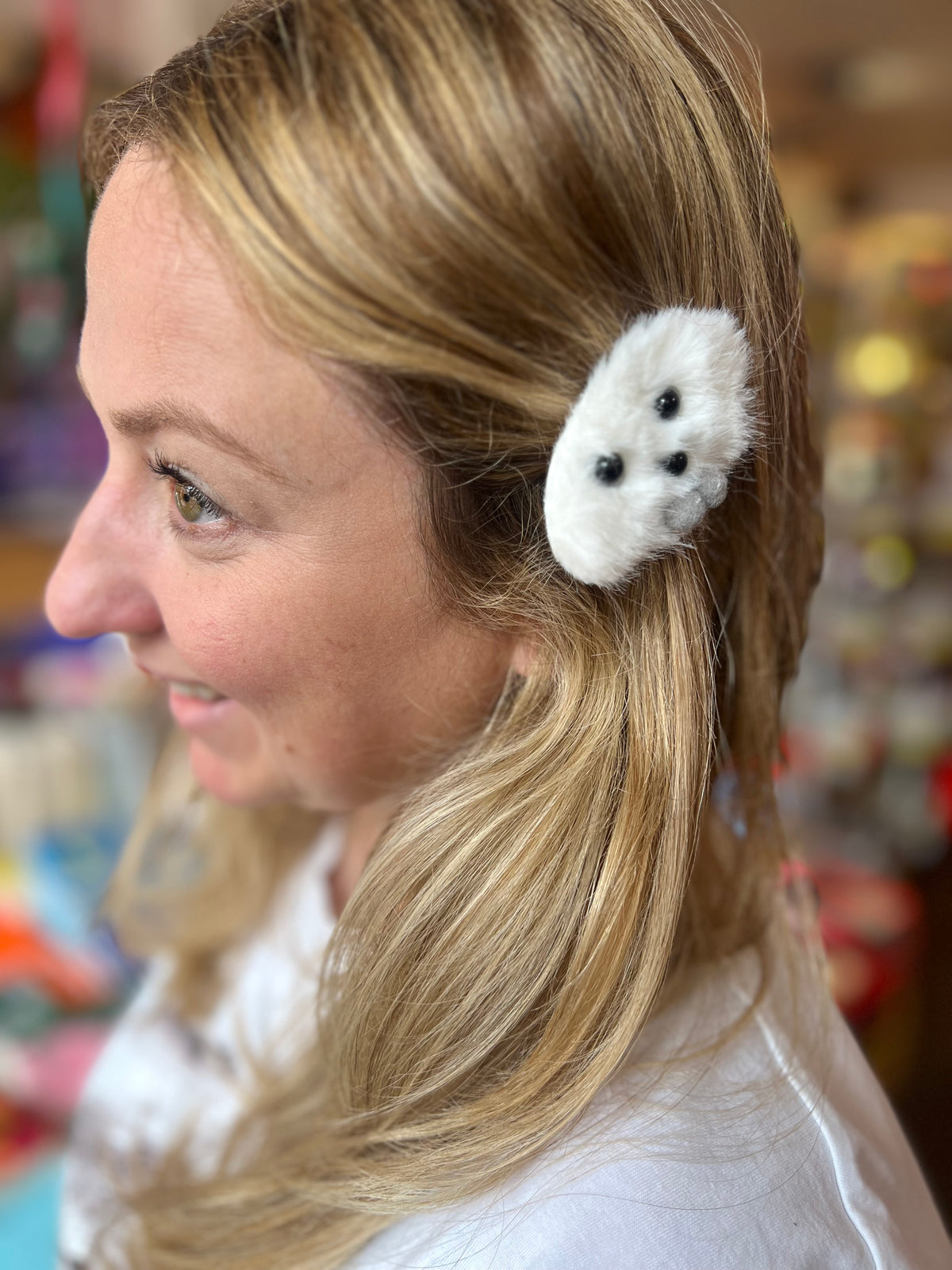 Baby Seal / Furry Creature Hairclip