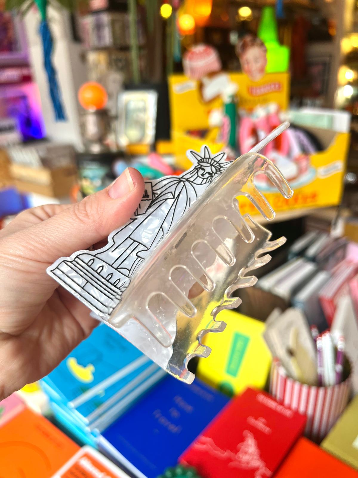 Statue Of Liberty Acrylic Hairclip