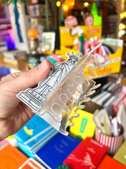 Statue Of Liberty Acrylic Hairclip