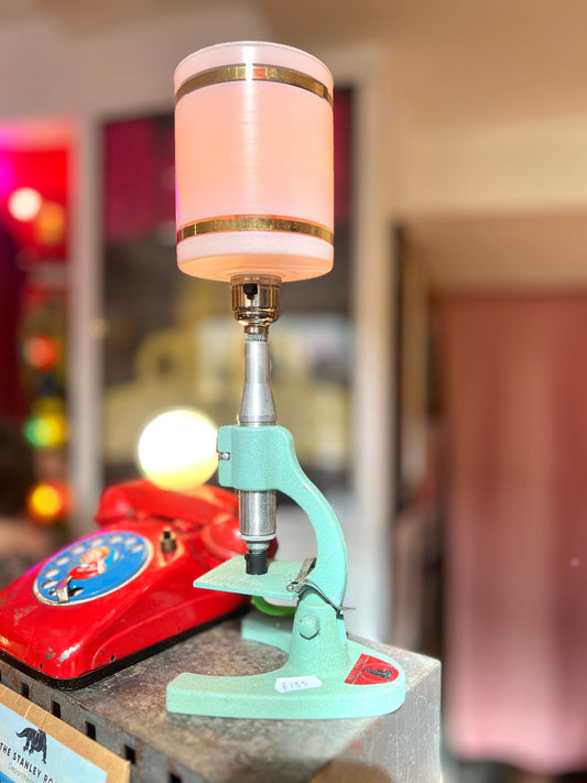 Vintage Microscope Lamp by Lost & Foundry
