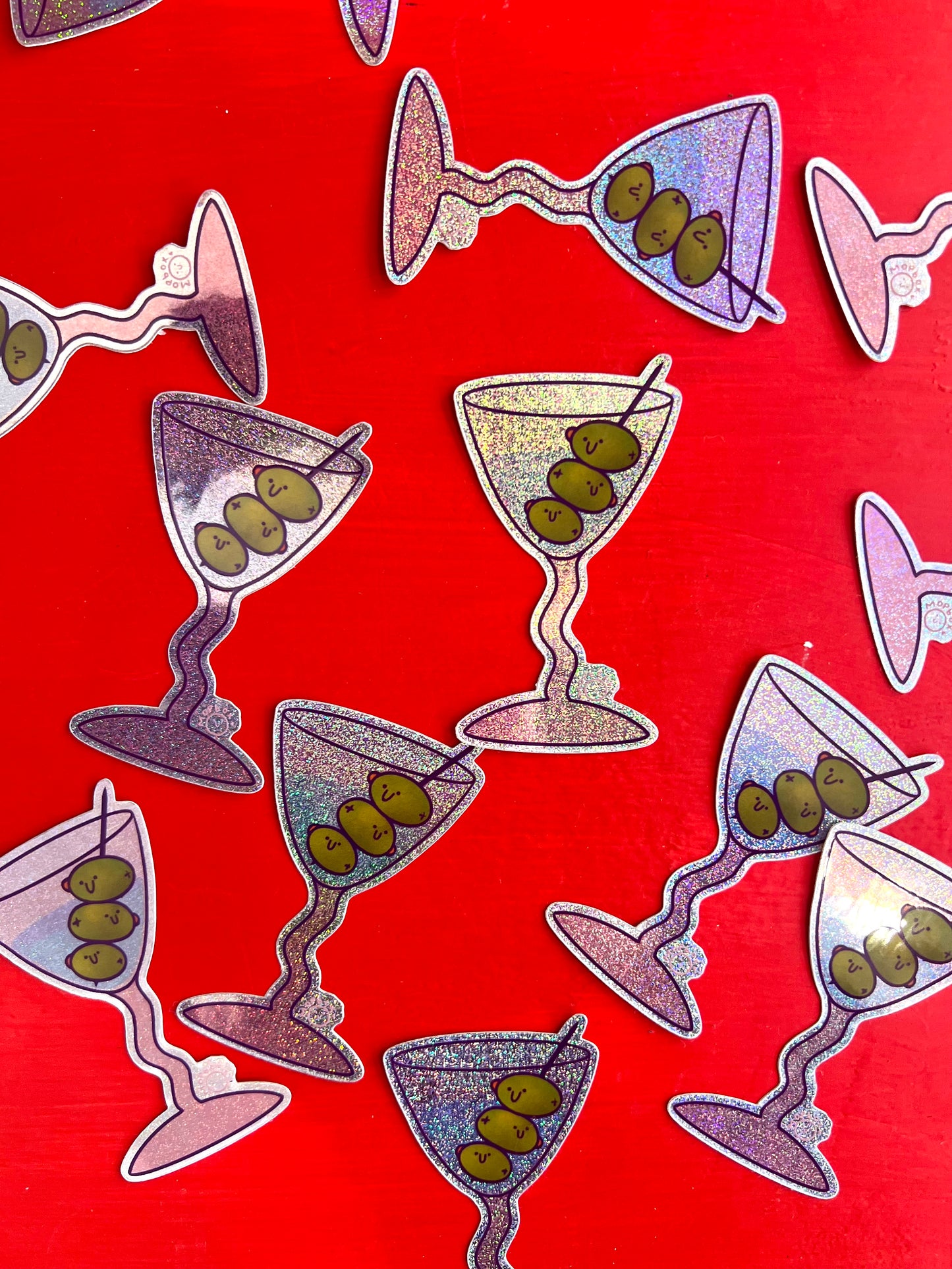 Dry Martini Cocktail Sticker By MopBox