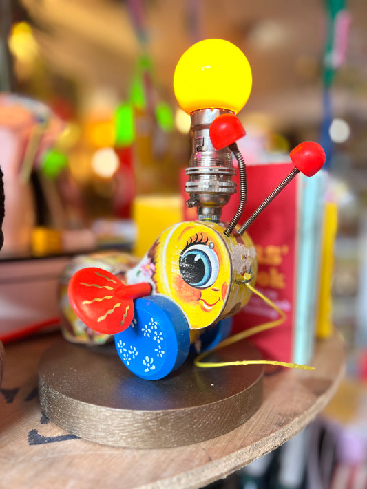 Vintage Queen Buzzy Bee Toy Lamp by Lost & Foundry