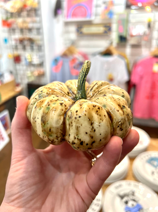 Ceramic Decorative Pumpkin By Pixie Pottery