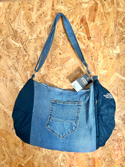 Reworked Brand Denim Bag By Latham Street
