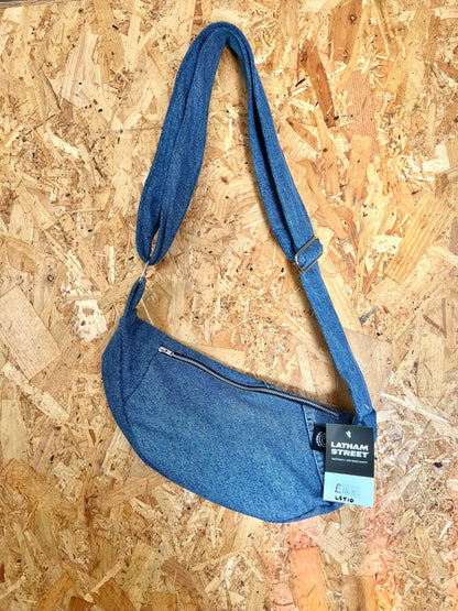 Reworked Brand Denim Bag By Latham Street