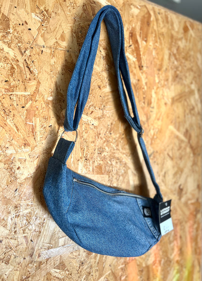 Reworked Brand Denim Bag By Latham Street