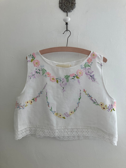 Floral Embroidered Top  By Here You Are