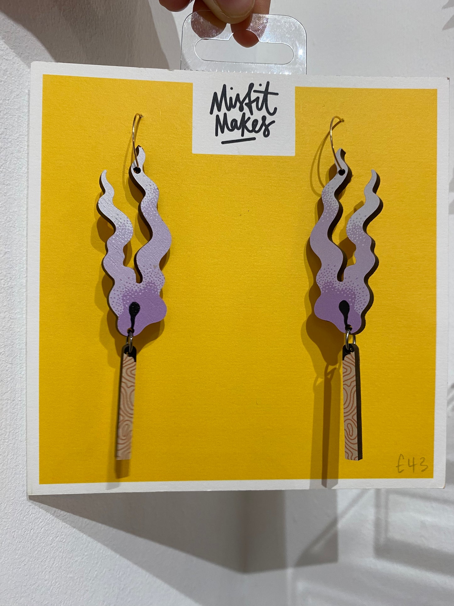 Lit Earrings by Misfit Makes