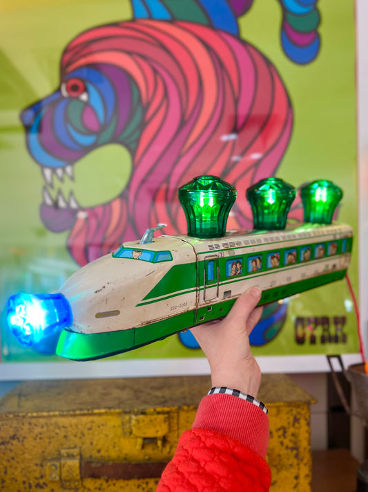 Vintage Express Train Toy Lamp by Lost & Foundry