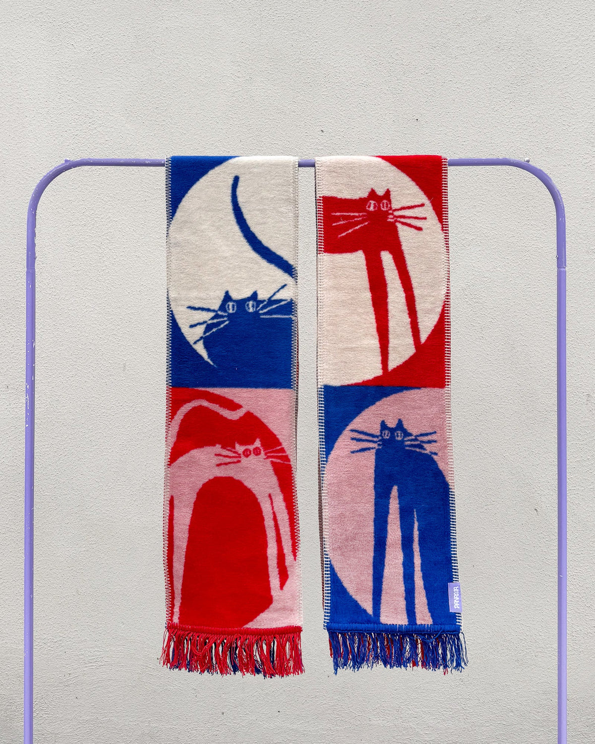 Cat Design Cozy Scarf By Panama