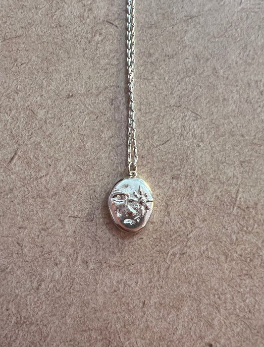 Silver Mollie Necklace By Familiar Faces