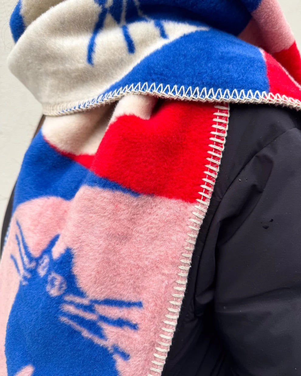Cat Design Cozy Scarf By Panama