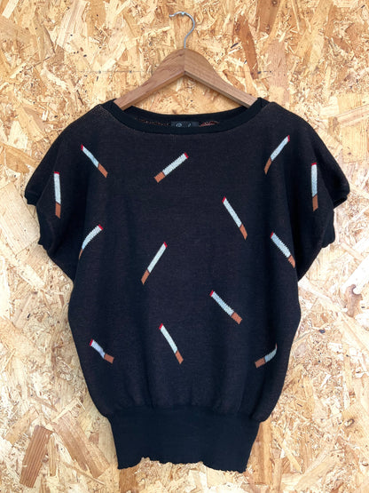 Cigarette Sweater Knitted Top By Bucko